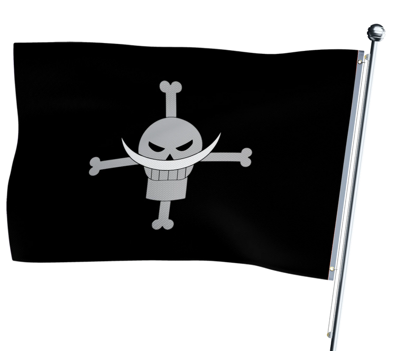 One Piece Whitebeard-Flagge