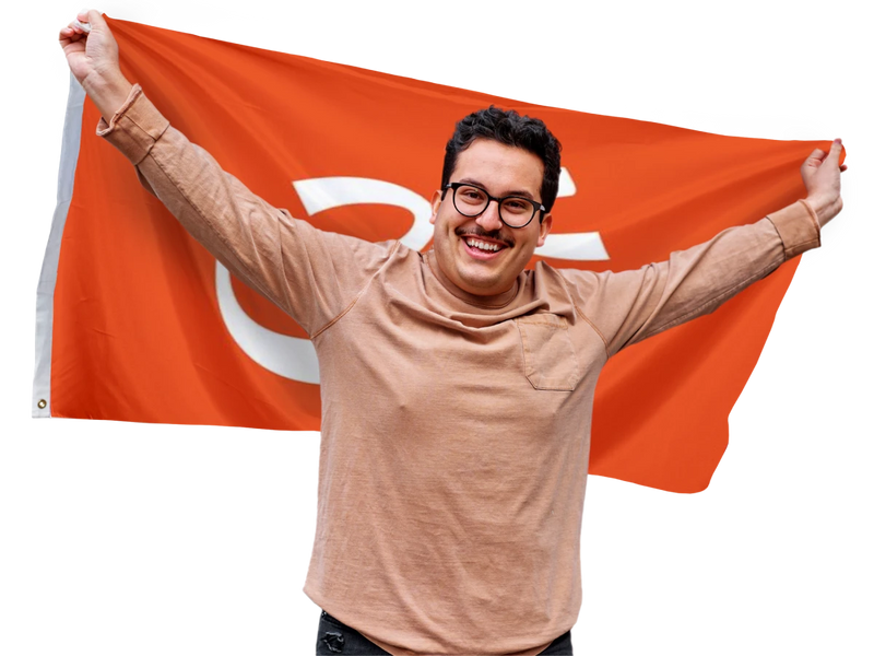 Hinduismus-Flagge