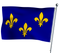 Flagge der Ile de France