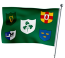 Irland-Rugby-Flagge