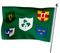 Irland-Rugby-Flagge