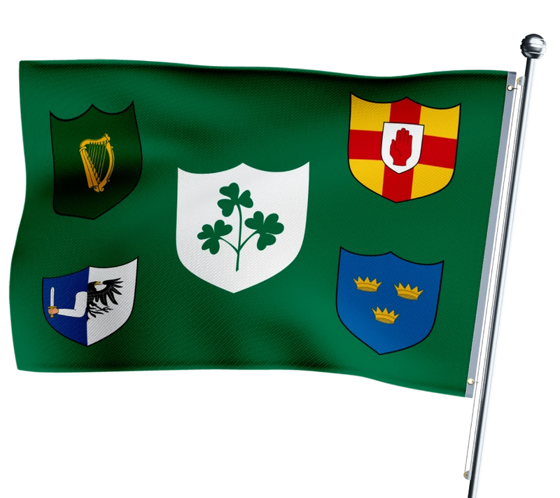 Irland-Rugby-Flagge