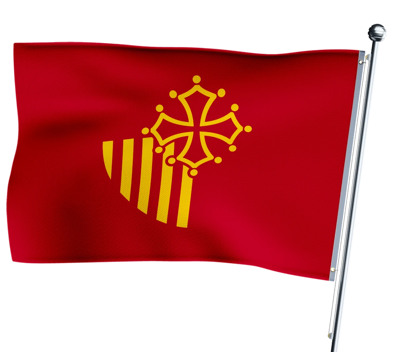 Flagge des Languedoc-Roussillon