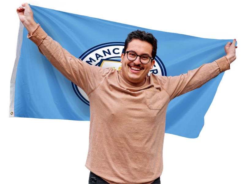 Manchester City-Flagge