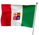 Flagge der italienischen Marine