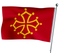 Flagge der Midi-Pyrenäen