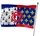 Flagge des Pays de la Loire