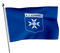 AJ Auxerre-Flagge