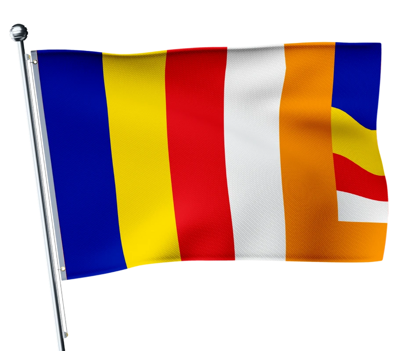 Buddhistische Flagge