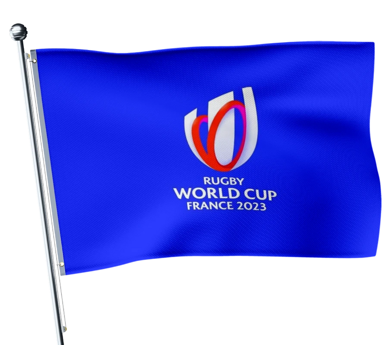 Flagge der Rugby-Weltmeisterschaft 2023