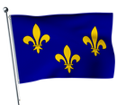 Flagge der Ile de France