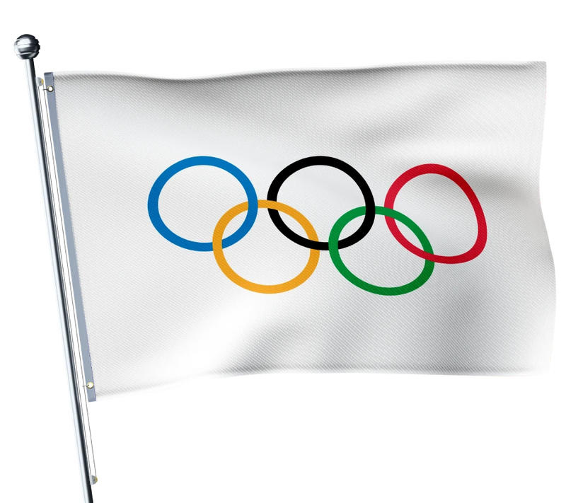 Flagge der Olympischen Spiele