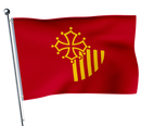 Flagge des Languedoc-Roussillon