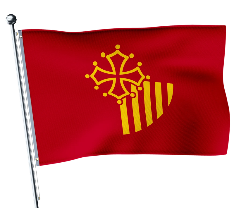 Flagge des Languedoc-Roussillon