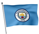 Manchester City-Flagge