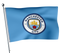 Manchester City-Flagge