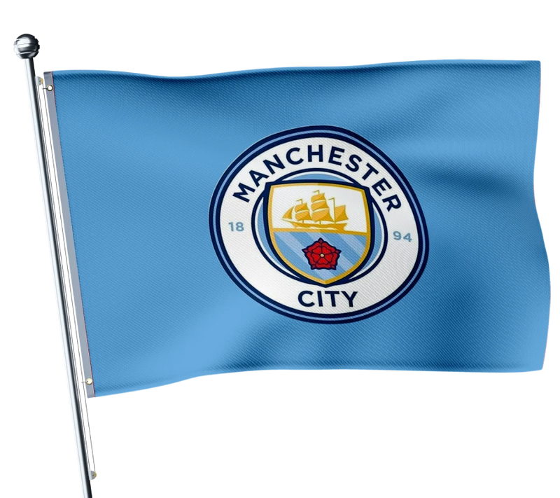 Manchester City-Flagge