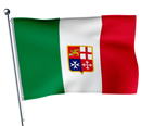 Flagge der italienischen Marine