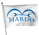 Einteilige Marineflagge