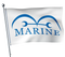 Einteilige Marineflagge