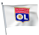 Olympische Lyonnais-Flagge