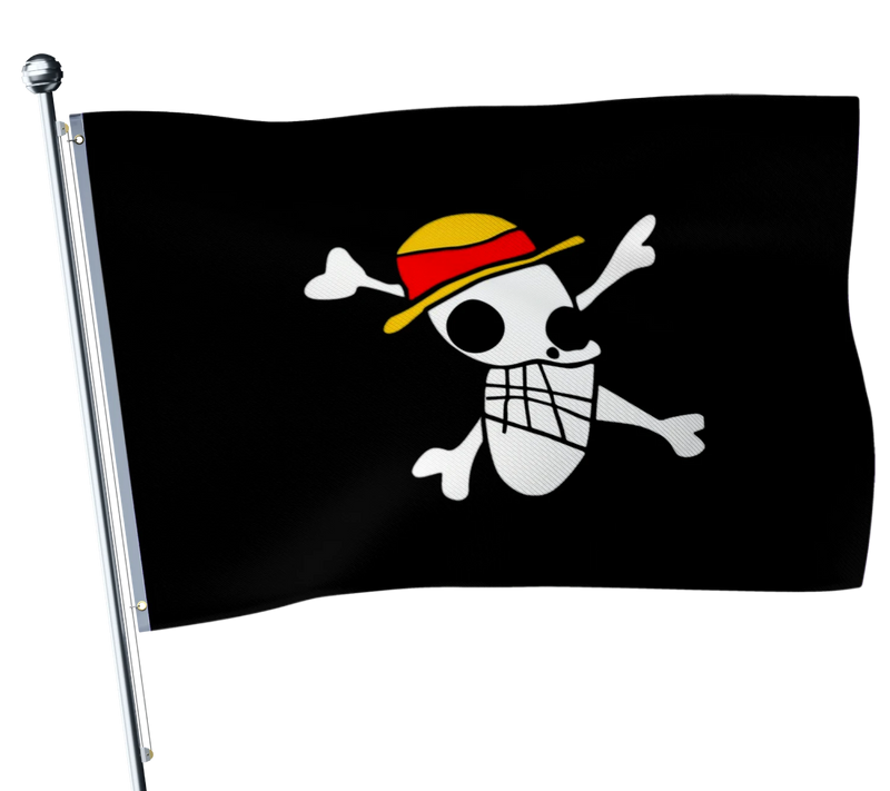 One Piece Ruffy-Flagge