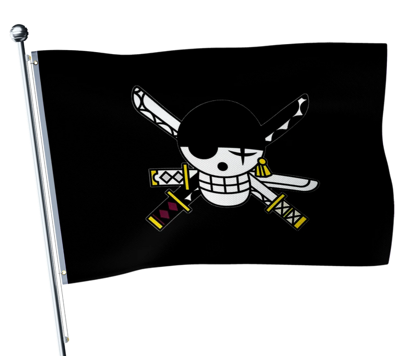 One Piece Zoro-Flagge