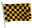 Lawinengefahr-Flagge