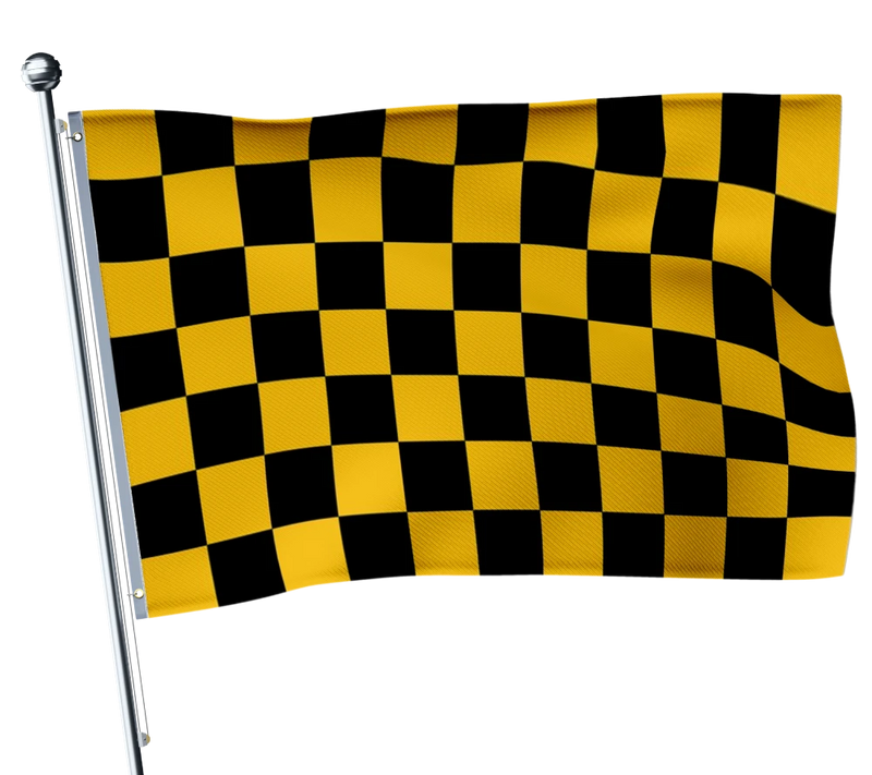 Lawinengefahr-Flagge