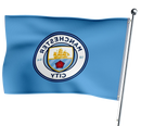 Manchester City-Flagge