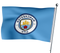 Manchester City-Flagge