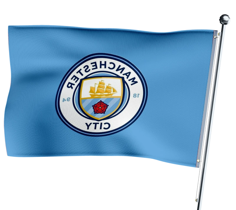 Manchester City-Flagge