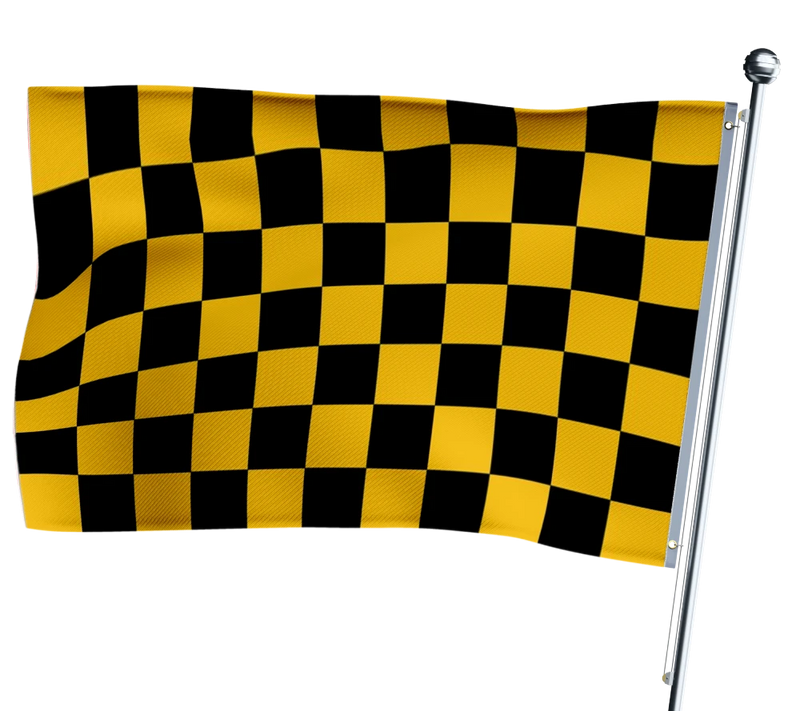 Lawinengefahr-Flagge